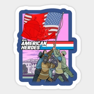 Real American Heroes Sticker